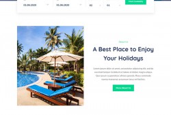 星级旅游酒店网站大气HTML5模板